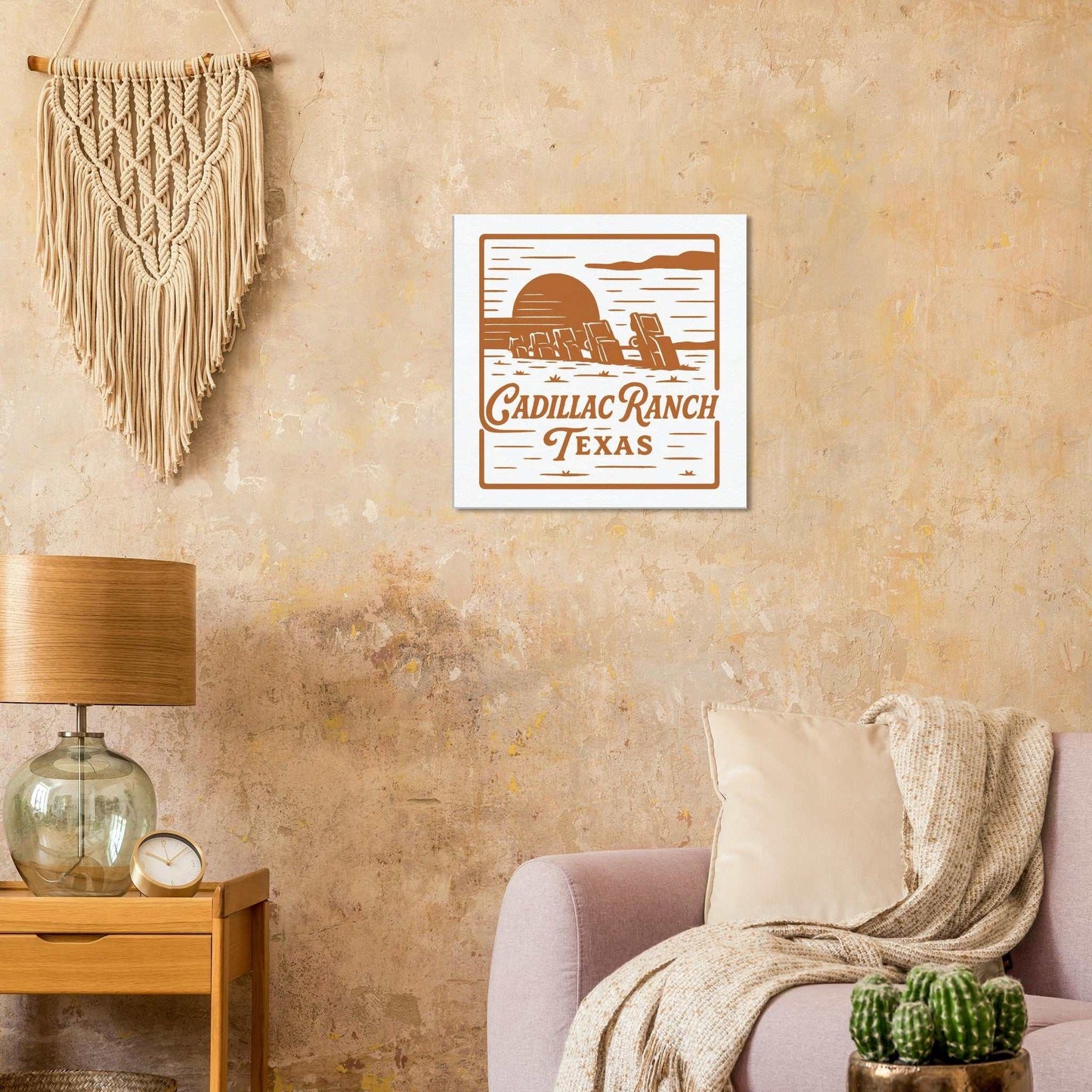 Cadillac Ranch Nostalgia – Canvas Art for Car Fans - Prairie Echo Collective