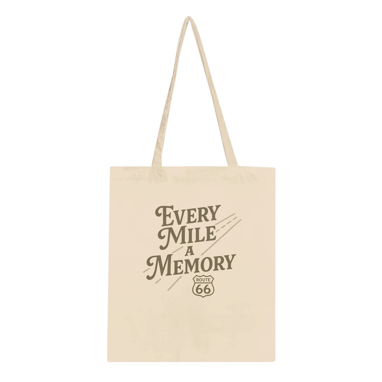 Every Mile a Memory – Nostalgic Travel Tote Bag - Prairie Echo Collective