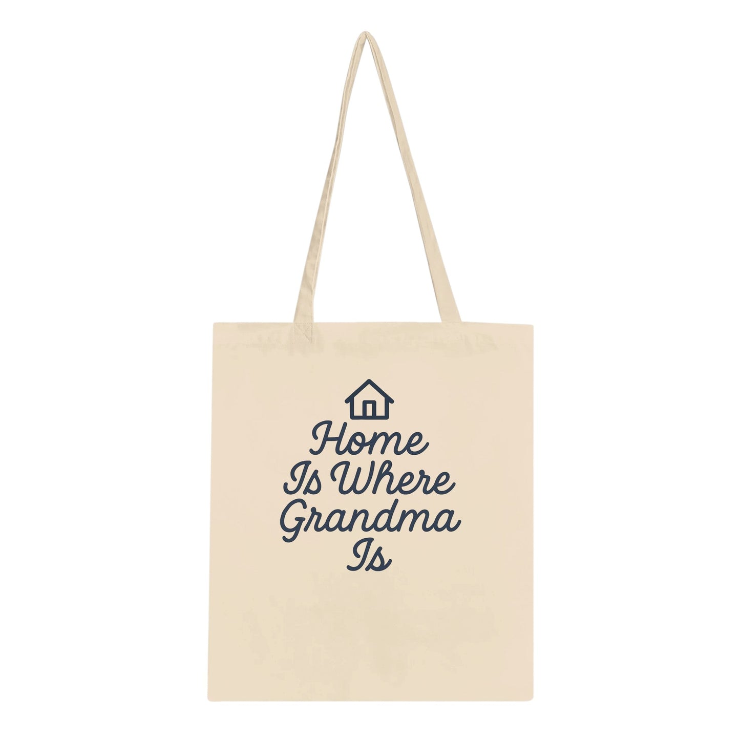 Home Is Where Grandma Is Tote - Heartfelt Gift for Family - Prairie Echo Collective