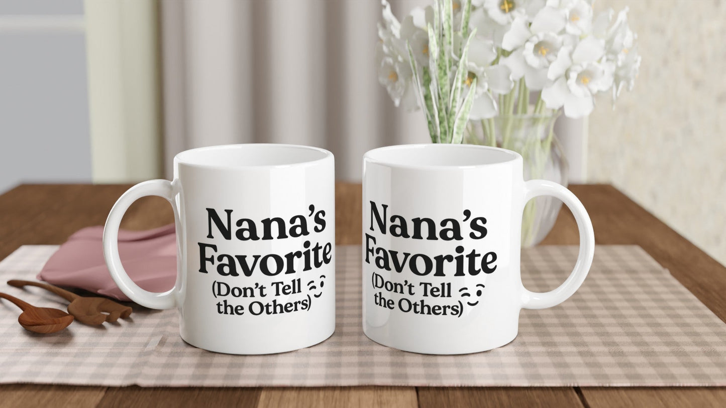 Nana's Favorite – Cherished Keepsake Mug - Prairie Echo Collective