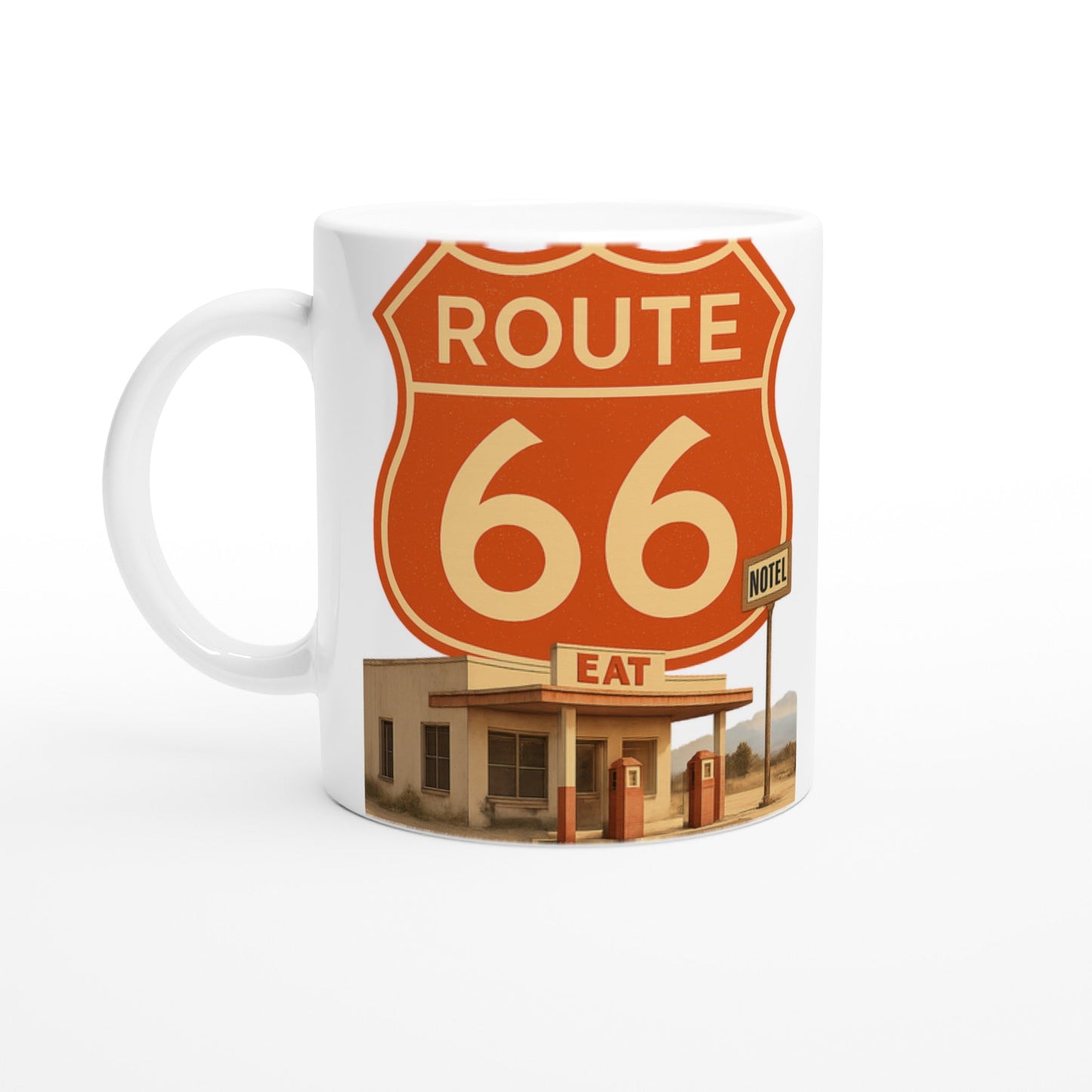 Route 66 Nostalgia Mug – For Route 66 Lovers - Prairie Echo Collective