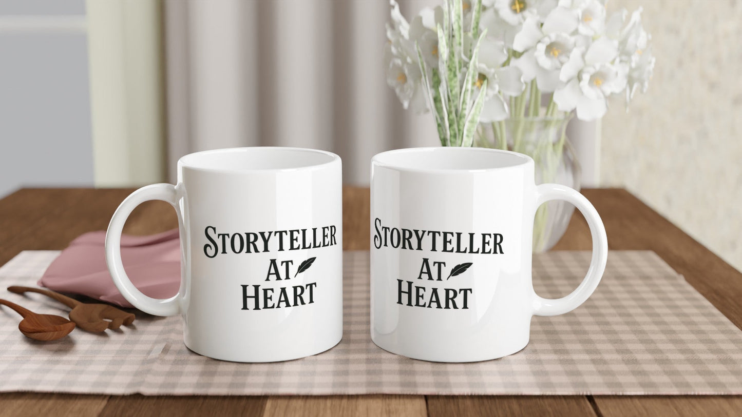 Storyteller At Heart – Keepsake Mug for Grandparents - Prairie Echo Collective