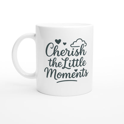 Cherish the Little Moments Mug – Keepsake for Grandparents - Prairie Echo Collective