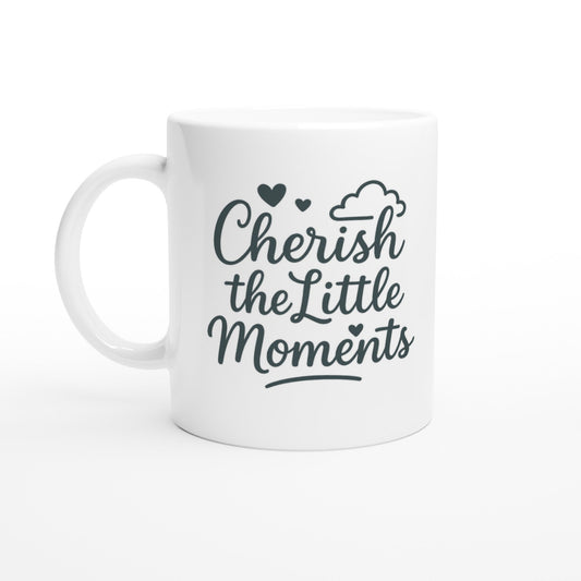 Cherish the Little Moments Mug – Keepsake for Grandparents - Prairie Echo Collective
