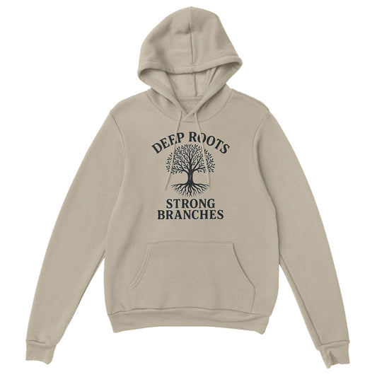 Deep Roots, Strong Branches – Heritage Hoodie - Prairie Echo Collective
