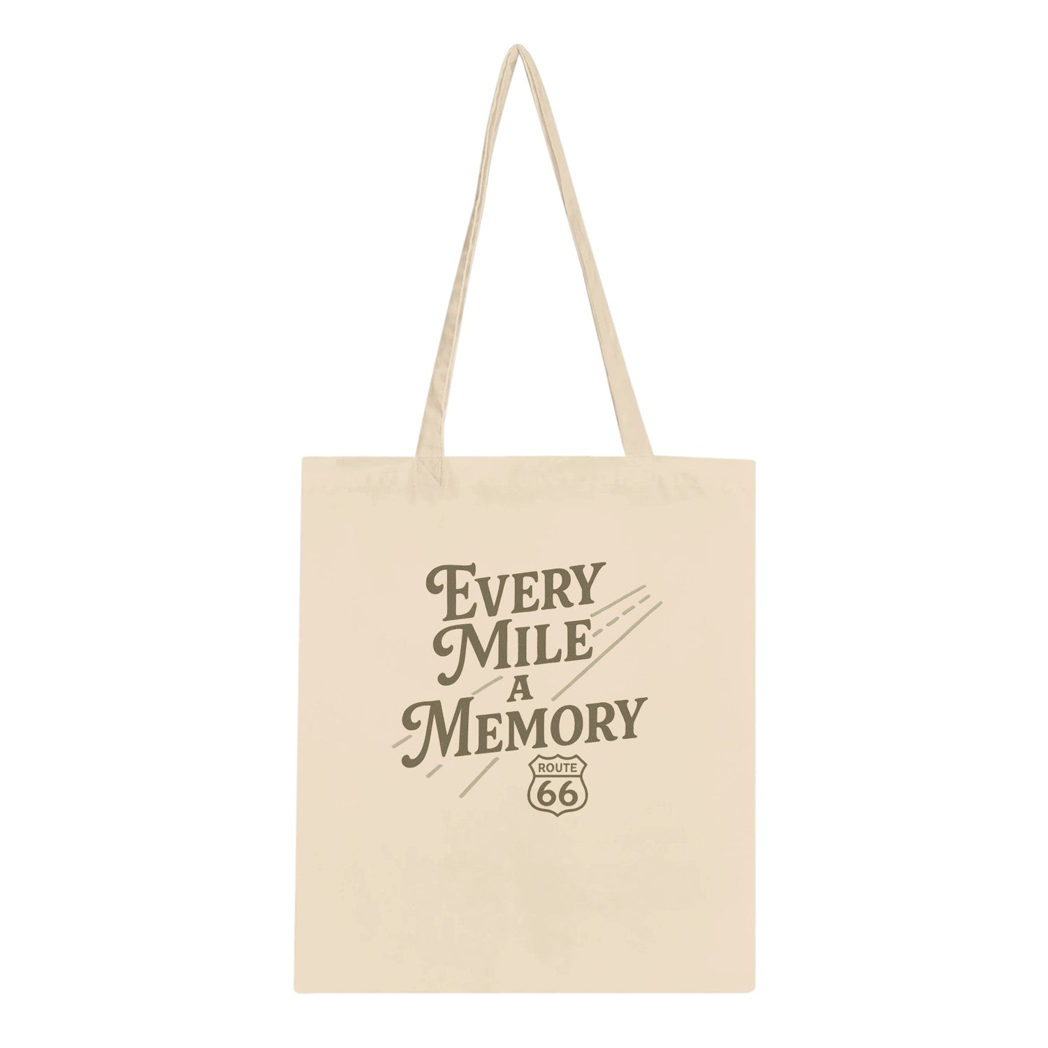 Every Mile a Memory – Nostalgic Travel Tote Bag - Prairie Echo Collective