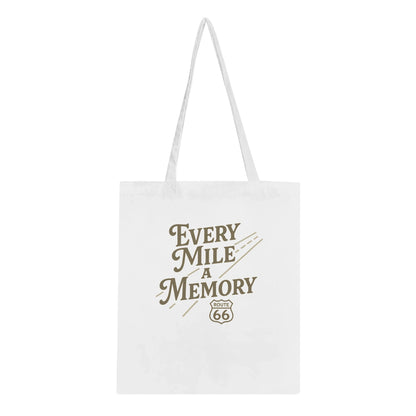 Every Mile a Memory – Nostalgic Travel Tote Bag - Prairie Echo Collective