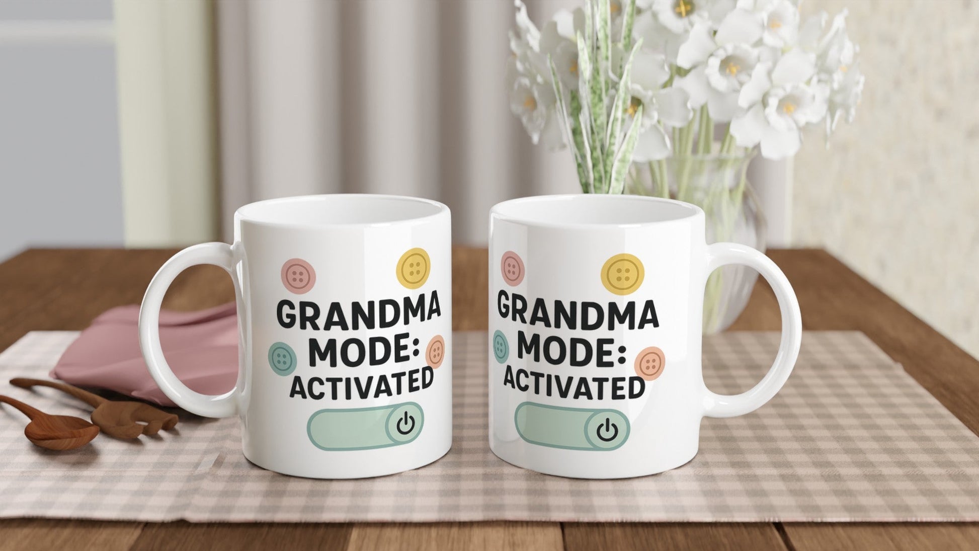 Grandma Mode Activated – Keepsake Mug - Prairie Echo Collective