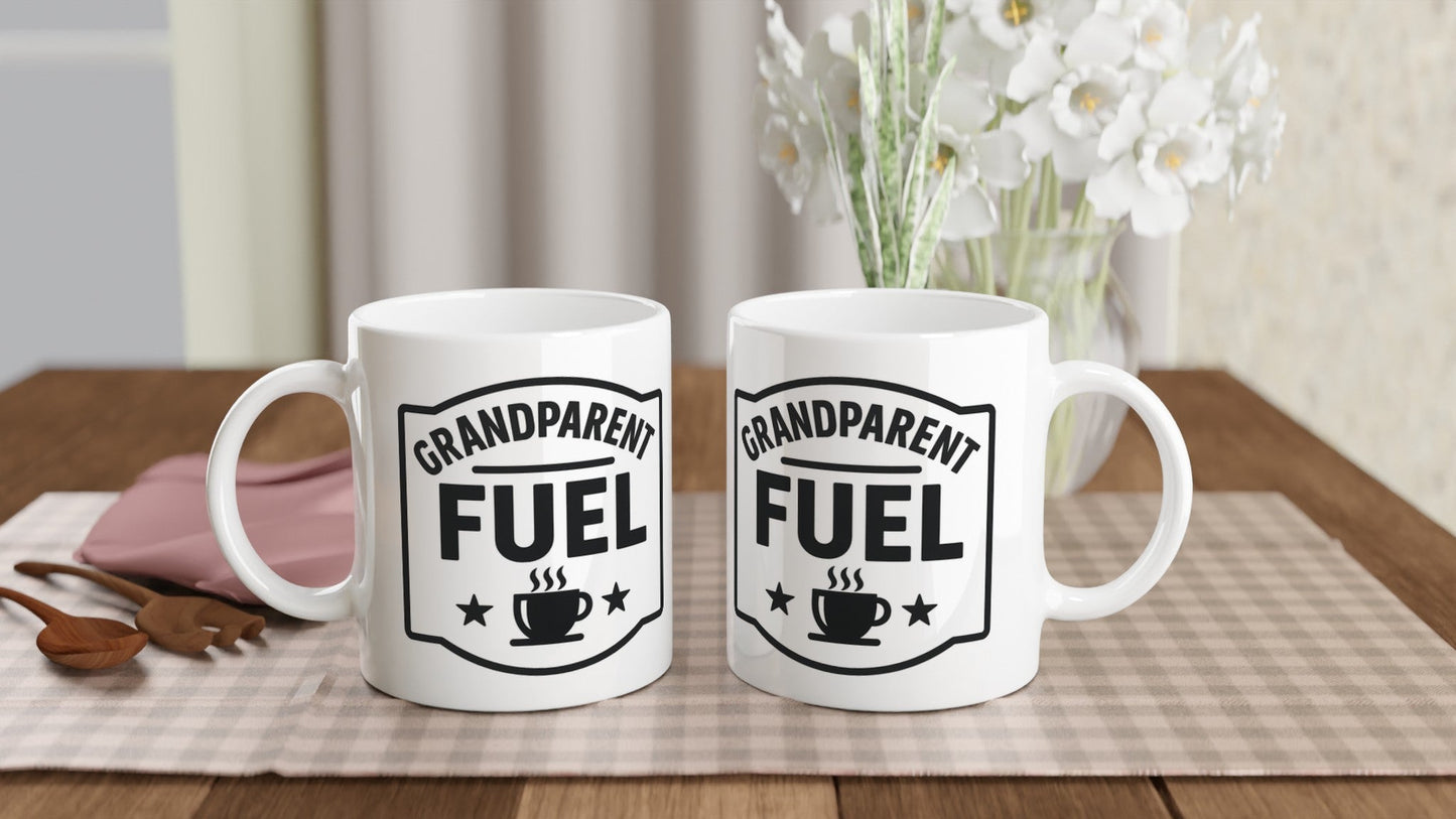 Grandparent Fuel – Nostalgic Keepsake Mug - Prairie Echo Collective