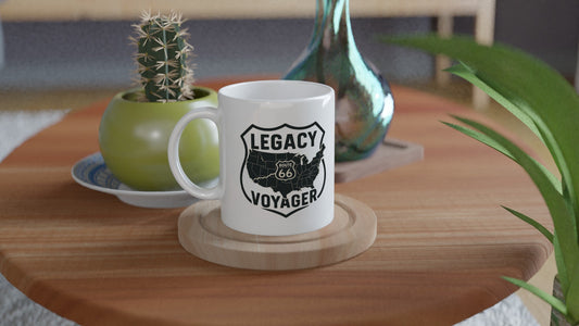 Legacy Voyager – Nostalgic Route 66 Mug - Prairie Echo Collective