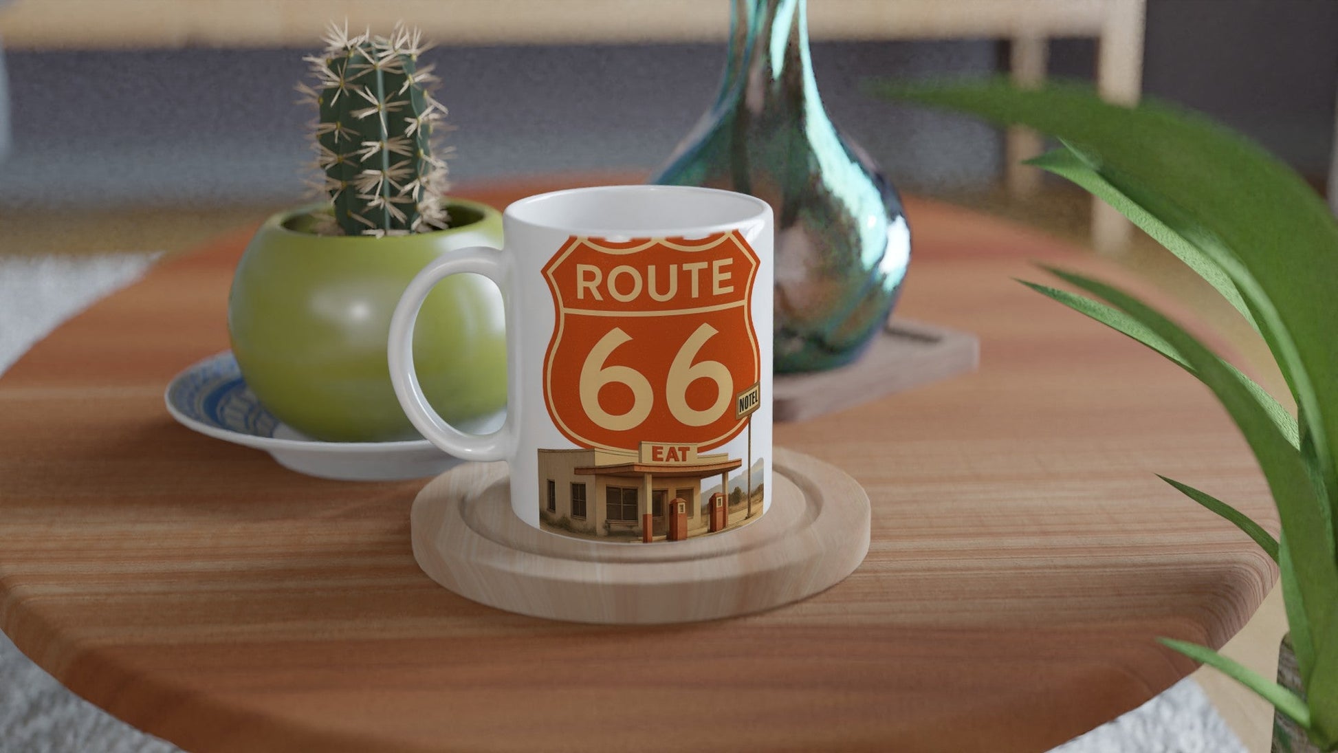Route 66 Nostalgia Mug – For Route 66 Lovers - Prairie Echo Collective