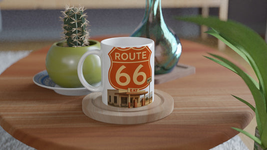 Route 66 Nostalgia Mug – For Route 66 Lovers - Prairie Echo Collective