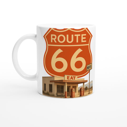 Route 66 Nostalgia Mug – For Route 66 Lovers - Prairie Echo Collective