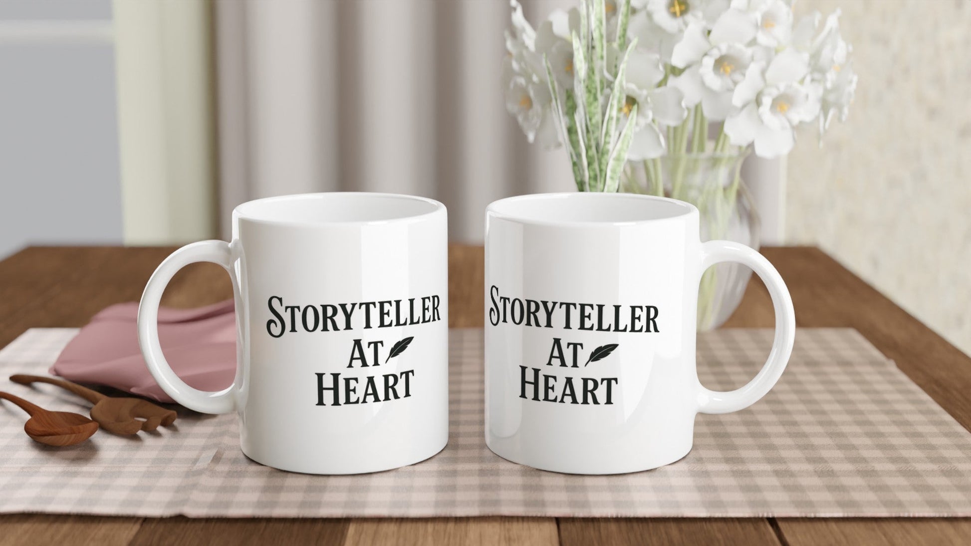 Storyteller At Heart – Keepsake Mug for Grandparents - Prairie Echo Collective