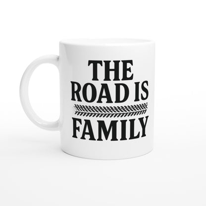 The Road Is Family – Keepsake Mug for Biker Dads - Prairie Echo Collective