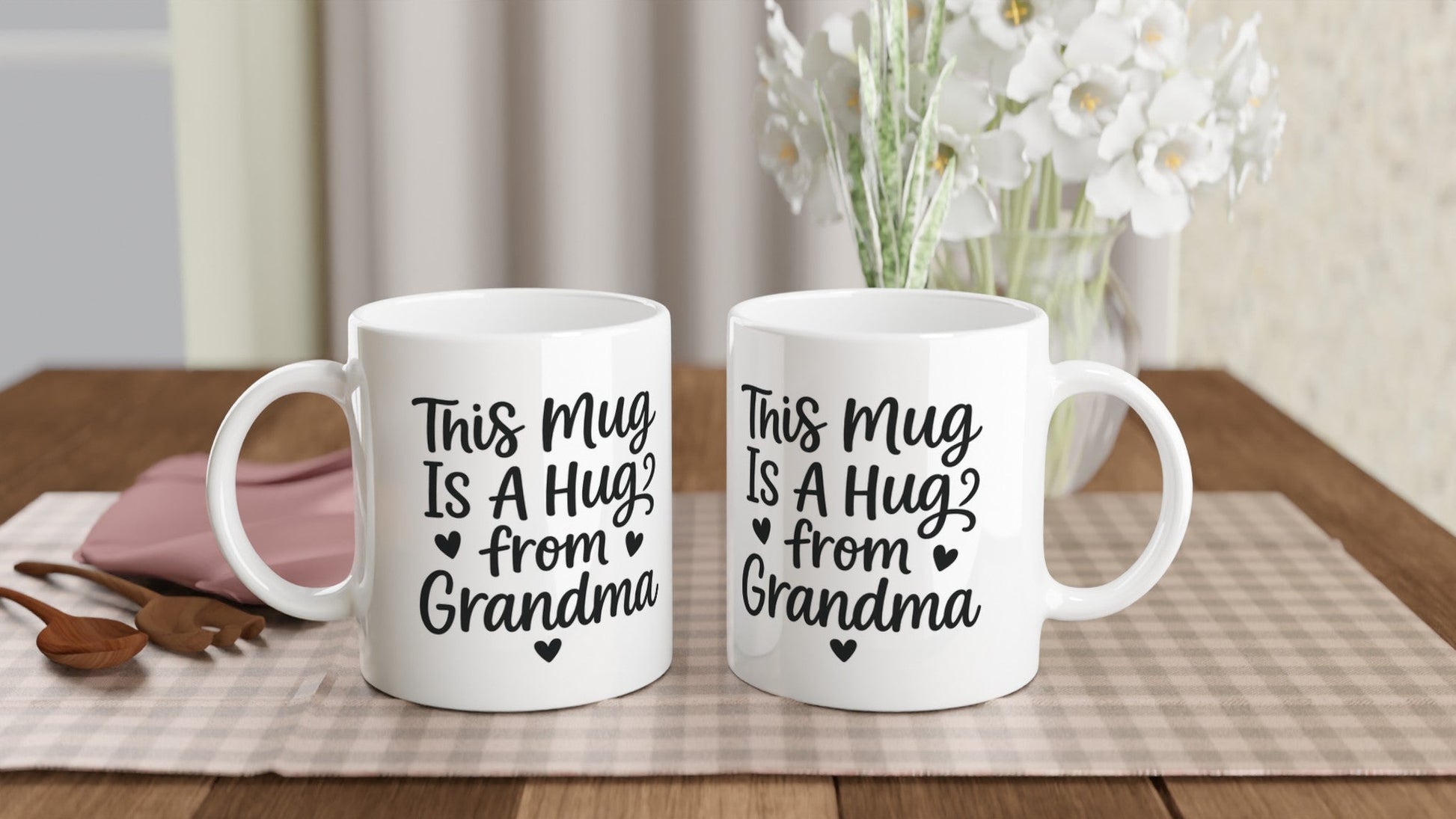 This Mug Is a Hug - Nostalgic Mug for Grandma - Prairie Echo Collective