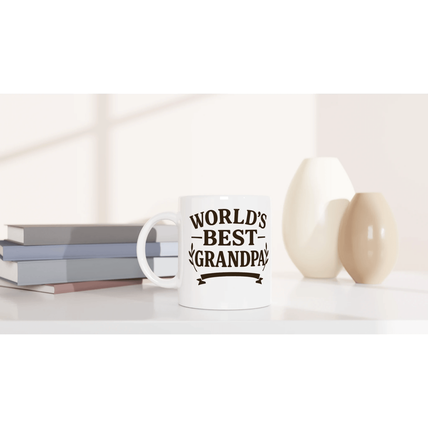 World’s Best Grandpa Mug – 15oz Ceramic - Prairie Echo Collective