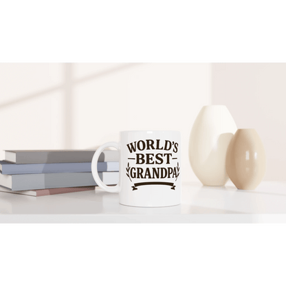 World’s Best Grandpa Mug – 15oz Ceramic - Prairie Echo Collective