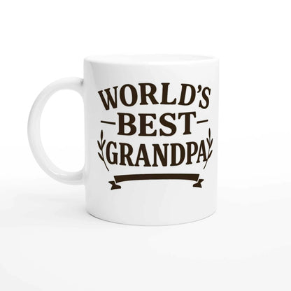 World’s Best Grandpa Mug – 15oz Ceramic - Prairie Echo Collective