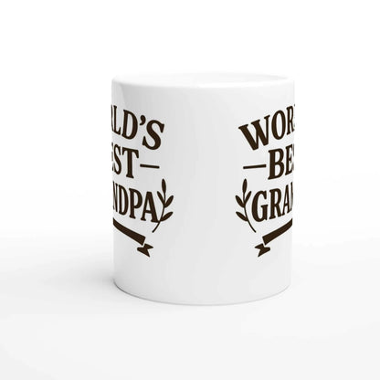 World’s Best Grandpa Mug – 15oz Ceramic - Prairie Echo Collective