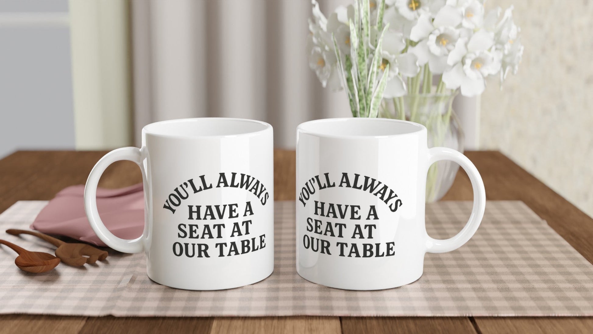 You’ll Always Have a Seat – Nostalgic Keepsake Mug - Prairie Echo Collective