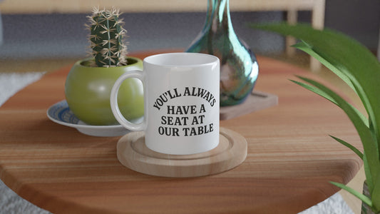 You’ll Always Have a Seat – Nostalgic Keepsake Mug - Prairie Echo Collective